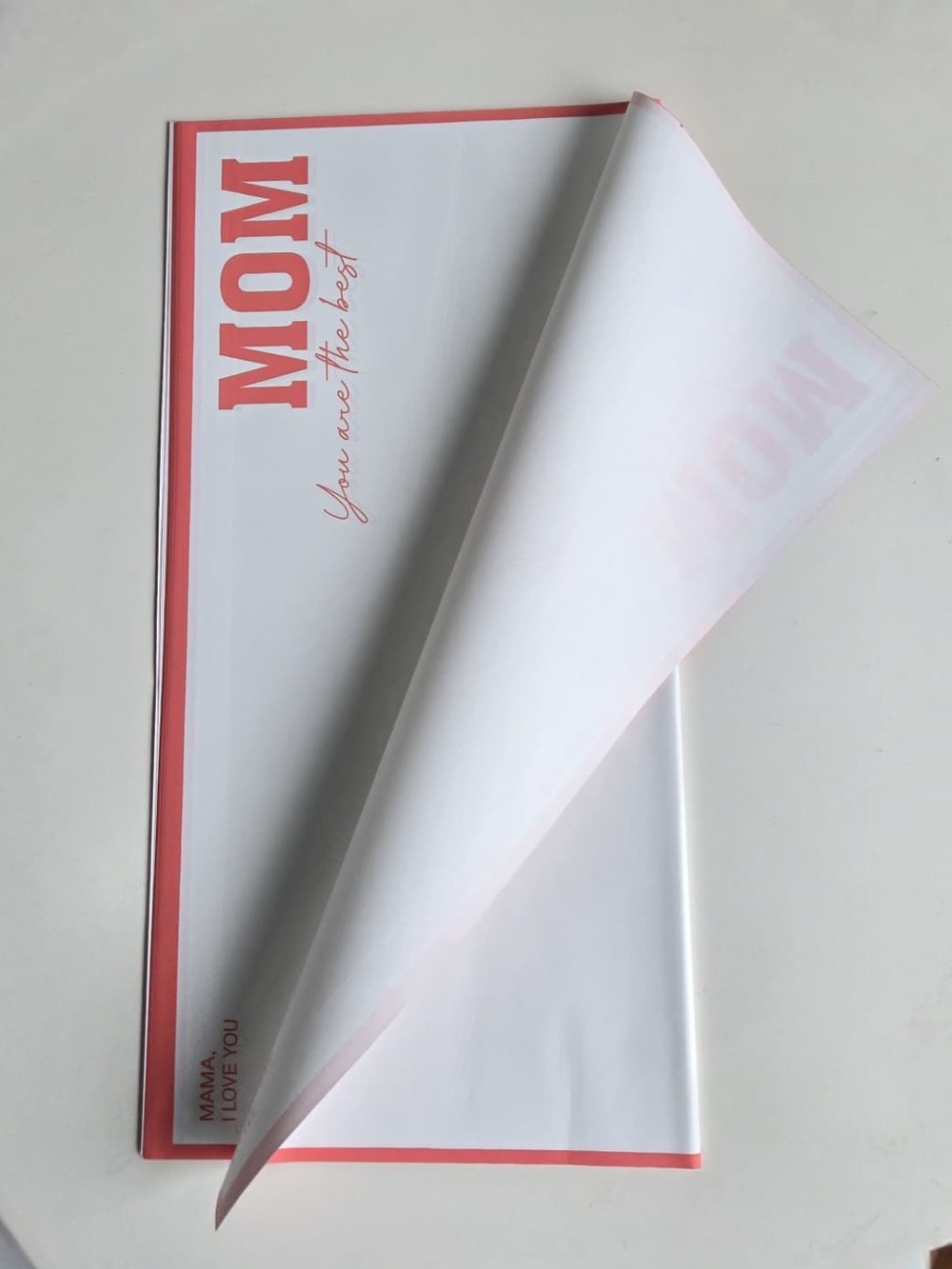 Mom "You Are the Best" Pink Mother's Day Korean wrapping